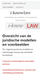 Mobile Screenshot of i-knowlaw.nl